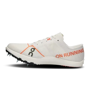 Zapatos de golf On Cloud Frost White Spike XC, diseñados para golfistas del Reino Unido, cuentan con suela con clavos, espuma Helion y cápsulas CloudTec.