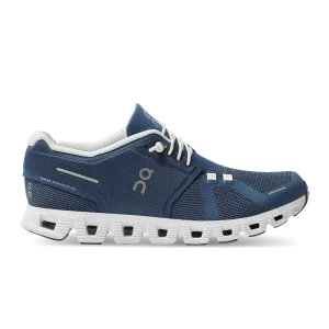 On Cloud 5 Shoes Denim White - Entrenadoras ligeras MX