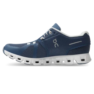 On Cloud 5 Shoes Denim White - Entrenadoras ligeras MX