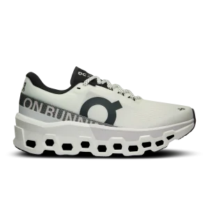 En Cloud Monster White Frost Shoes, las zapatillas para correr en carretera duras están especialmente diseñadas con ingeniería suiza.