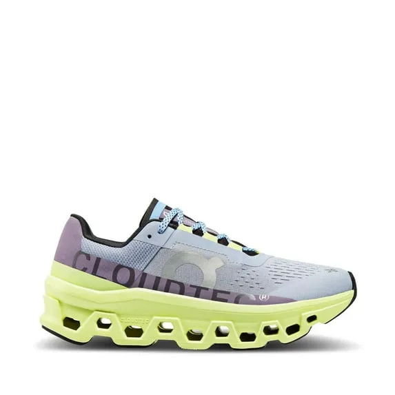 On Cloudmonster Nimbus Hay Las zapatillas Cloudmonster Nimbus Hay ofrecen una experiencia de carrera liviana con su amortiguación CloudTec y su parte superior textil suave.
