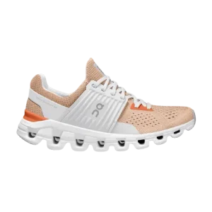 On Cloud X Shoes Brown On White - On Cloud X Running Shoes