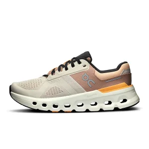 On Cloud Runner Pearl Tangerine Vista lateral